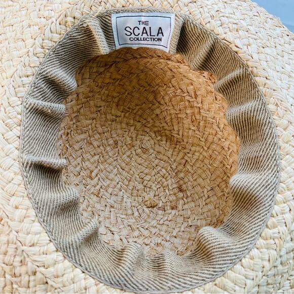 The Scala Collection Straw Boho Brim Sun Hat - Picture 5 of 9